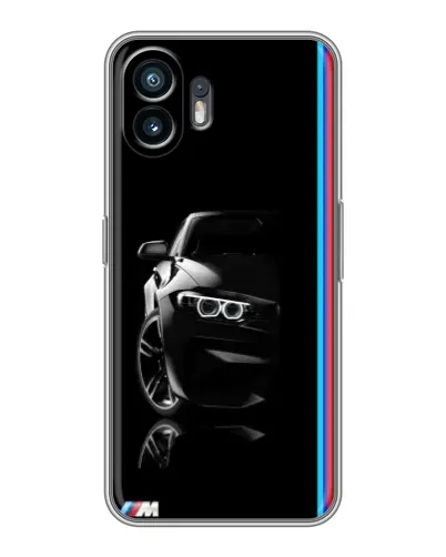 Чохол для TCL K70 Power з картинкою «Силует BMW в темряві»
