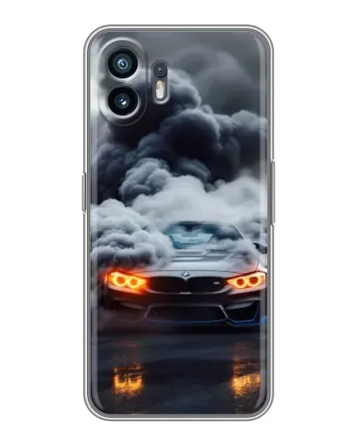 Чохол для TCL K70 Power з картинкою «BMW у диму»