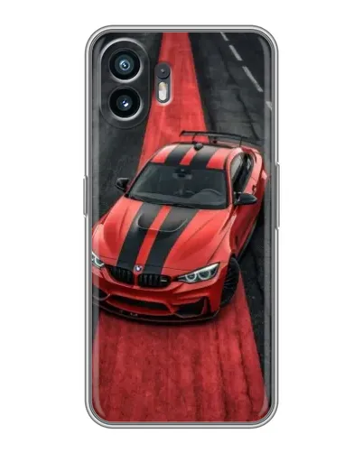 Чохол для TCL K70 Power з картинкою «BMW на червоній доріжці»