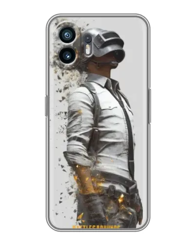 Чохол для TCL K70 Power з картинкою «PUBG — боєць у пилу» Чохол для TCL K70 Power з картинкою «PUBG — боєць у пилу»