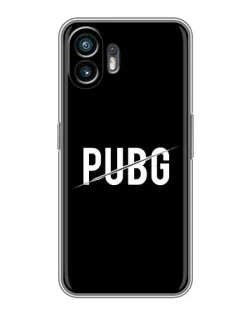 Чохол для TCL K70 Power з картинкою «PUBG — білий логотип»