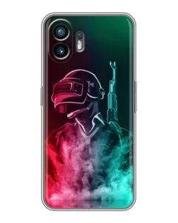 Чохол для TCL K70 Power з картинкою «PUBG — вогняний воїн»