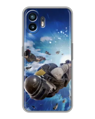 Чохол для TCL K70 Power з картинкою «Десант PUBG — стрибок» Чохол для TCL K70 Power з картинкою «Десант PUBG — стрибок»
