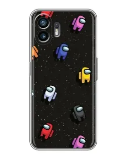 Чехол для TCL K70 Power с картинкой «Космический паттерн Among Us»