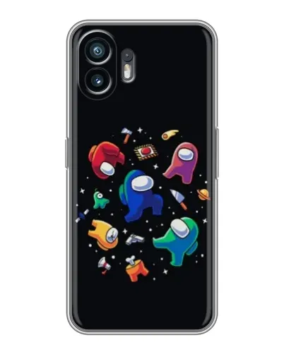 Чехол для TCL K70 Power с картинкой «Among Us космос»