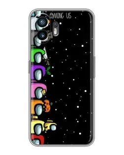 Чехол для TCL K70 Power с картинкой «Команда Among Us»