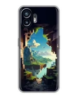 Чохол для TCL K70 Power з картинкою «Вид з печери»