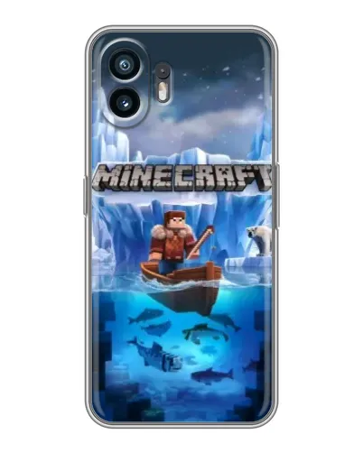 Чохол для TCL K70 Power з картинкою «Minecraft льодянийсвіт»