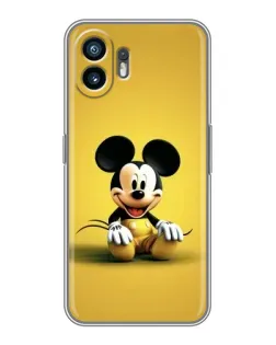 Чехол для TCL K70 Power с картинкой «Микки на желтом»