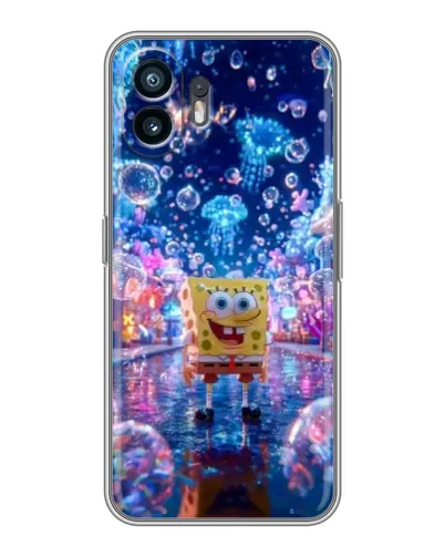 Чехол для TCL K70 Power с картинкой «Неоновый океан» Чехол для TCL K70 Power с картинкой «Неоновый океан»