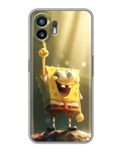 Чехол для TCL K70 Power с картинкой «Сияющий Спанч Боб» Чехол для TCL K70 Power с картинкой «Сияющий Спанч Боб»