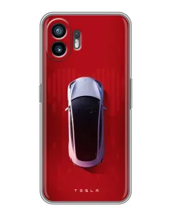 Чохол для TCL K70 Power з картинкою «Tesla Top View» Чохол для TCL K70 Power з картинкою «Tesla Top View»