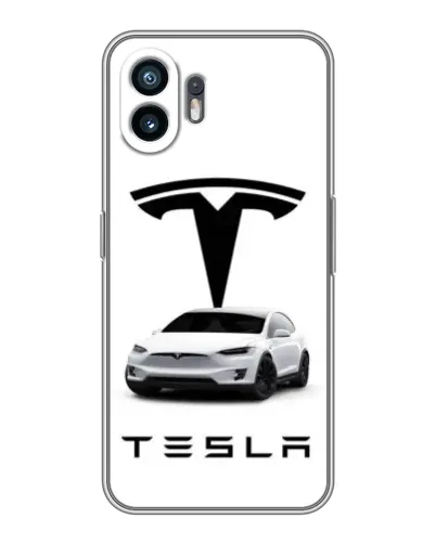 Чохол для TCL K70 Power з картинкою «Tesla White Style» Чохол для TCL K70 Power з картинкою «Tesla White Style»