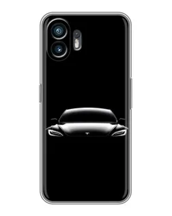Чохол для TCL K70 Power з картинкою «Фари Tesla Night»