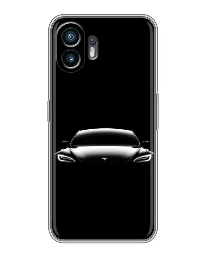 Чохол для TCL K70 Power з картинкою «Фари Tesla Night» Чохол для TCL K70 Power з картинкою «Фари Tesla Night»
