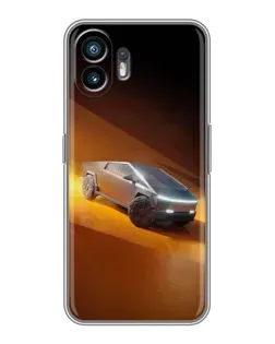 Чохол для TCL K70 Power з картинкою «Cybertruck у пустелі»