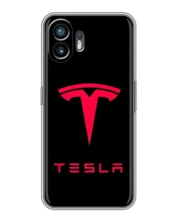 Чохол для TCL K70 Power з картинкою «Tesla Red Logo»