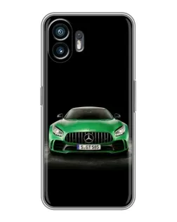 Чохол для TCL K70 Power з картинкою «Mercedes — неоновий лого»