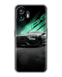 Чохол для TCL K70 Power з картинкою «Темний Mercedes AMG»