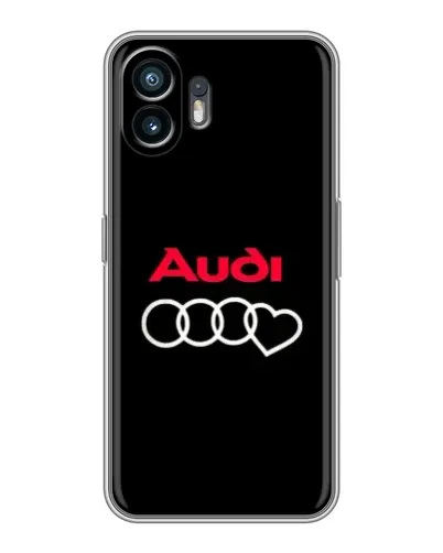 Чохол для TCL K70 Power з картинкою «Логотип Audi Heart»