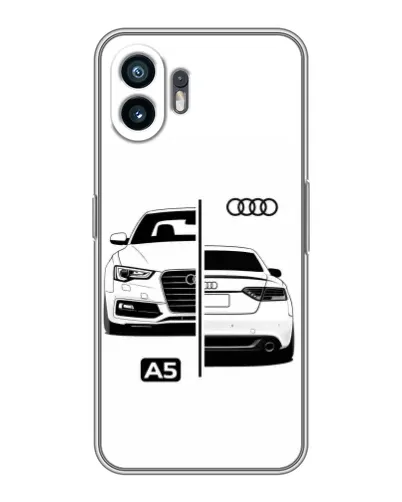 Чохол для TCL K70 Power з картинкою «Audi — контрастний дизайн»