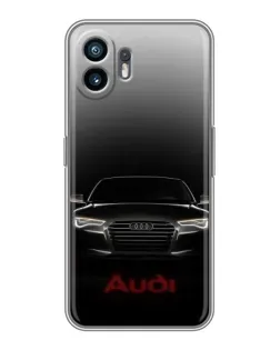 Чохол для TCL K70 Power з картинкою «Audi — градієнтний контур»