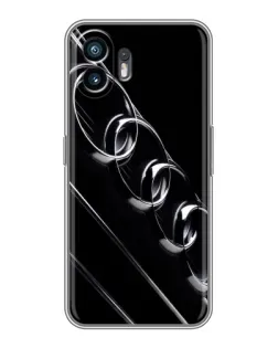 Чохол для TCL K70 Power з картинкою «Audi — абстрактні кільця»