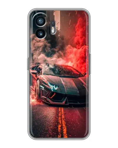 Чохол для TCL K70 Power з картинкою «Lamborghini червоний дим» Чохол для TCL K70 Power з картинкою «Lamborghini червоний дим»