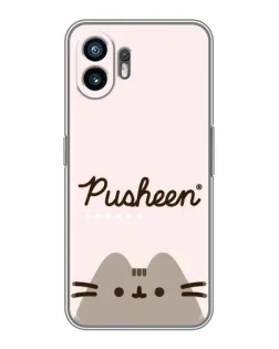 Чехол для TCL K70 Power с картинкой «Pusheen логотип»
