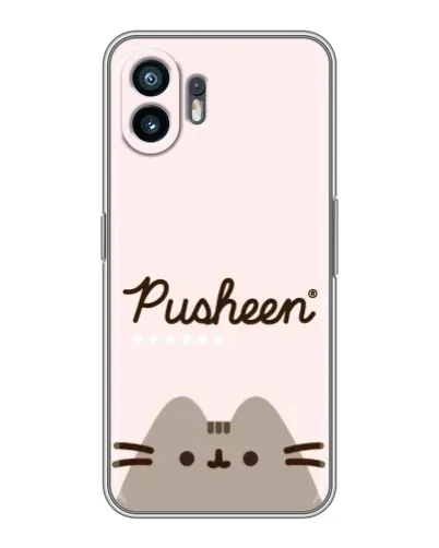 Чехол для TCL K70 Power с картинкой «Pusheen логотип»