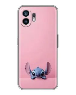 Чехол для TCL K70 Power с картинкой «Stitch выглядывает»