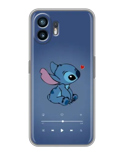 Чехол для TCL K70 Power с картинкой «Музыкальный Stitch»