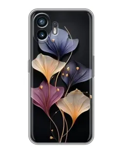 Чохол для TCL K70 Power з картинкою «Лілові квіти грації»