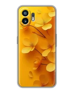 Чохол для TCL K70 Power з картинкою «Золоті пелюстки»