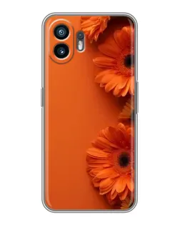 Чохол для TCL K70 Power з картинкою «Помаранчеві гербери»