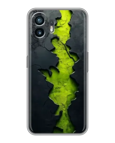 Чохол для TCL K70 Power з картинкою «Салатовий розлом скелі» Чохол для TCL K70 Power з картинкою «Салатовий розлом скелі»