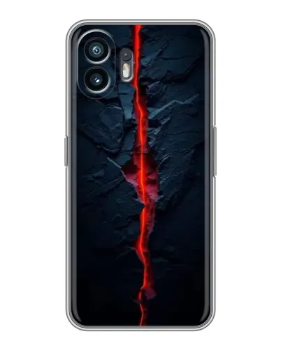 Чохол для TCL K70 Power з картинкою «Червона лавова тріщина» Чохол для TCL K70 Power з картинкою «Червона лавова тріщина»