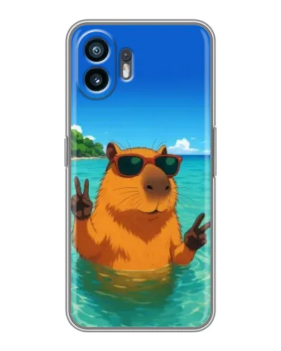 Чохол для TCL K70 Power з картинкою «Морська капібара» Чохол для TCL K70 Power з картинкою «Морська капібара»