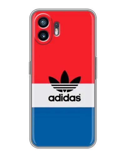 Чехол для TCL K70 с картинкой «Ретро блоки Adidas»