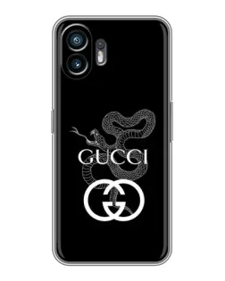 Чехол для TCL K70 с картинкой «Gucci — серебряная змея»