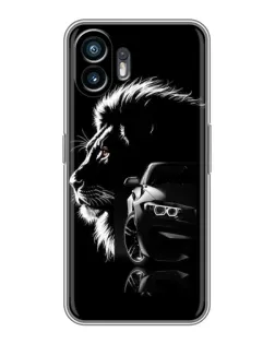 Чехол для TCL K70 с картинкой «BMW и лев»