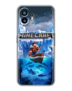 Чохол для TCL K70 з картинкою «Minecraft льодянийсвіт»