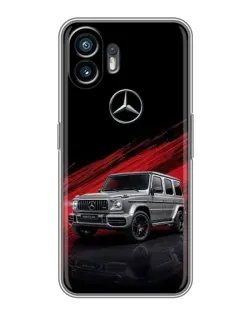 Чехол для TCL K70 с картинкой «Mercedes G-Class красный»