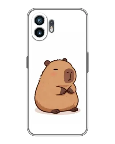 Чехол для TCL K70 с картинкой «Толстенькая капибара»