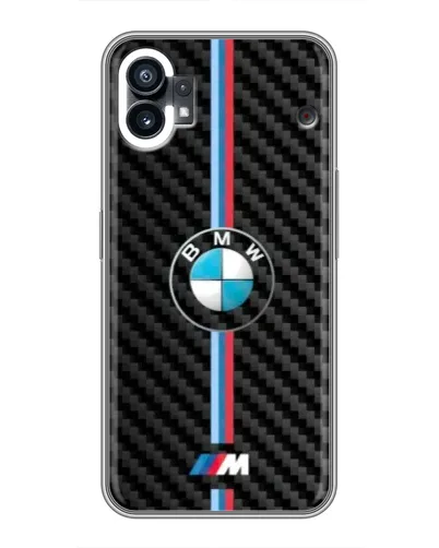 Чехол для TCL NxtPaper 70 Pro с картинкой «Эмблема BMW и карбон»