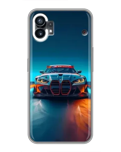 Чехол для TCL NxtPaper 70 Pro с картинкой «BMW — огни неона» Чехол для TCL NxtPaper 70 Pro с картинкой «BMW — огни неона»