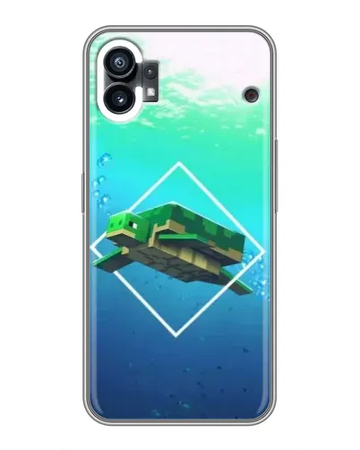 Чехол для TCL NxtPaper 70 Pro с картинкой «Черепаха Minecraft» Чехол для TCL NxtPaper 70 Pro с картинкой «Черепаха Minecraft»