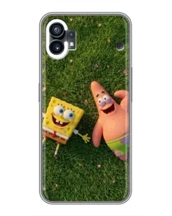 Чехол для TCL NxtPaper 70 Pro с картинкой «Друзья на лужайке»