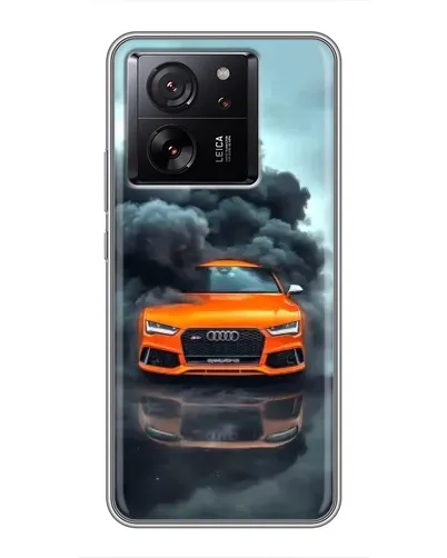 Чехол для TCL P80 Ultra с картинкой «Audi в облаках дыма» Чехол для TCL P80 Ultra с картинкой «Audi в облаках дыма»