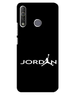 Чехол для TECNO Camon 12 Air CC6 с картинкой «Jordan White Logo»